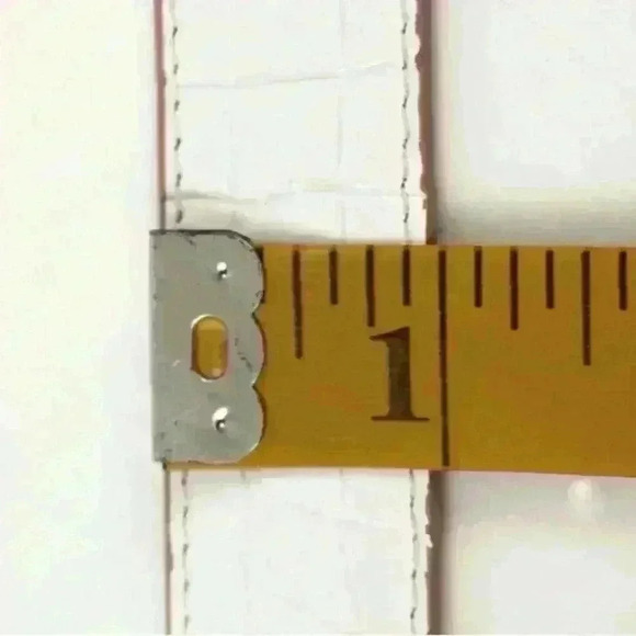 Brighton vintage Reversible Leather Belt BEIGE WHITE LEATHER B2701 - Picture 5 of 8